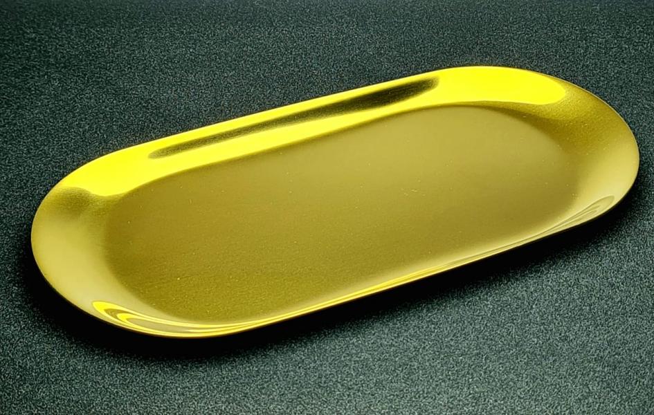 Bandejas para esterilizar dorada