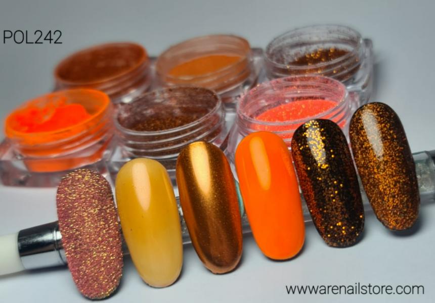 Caja de efectos de 6 colores neon coral