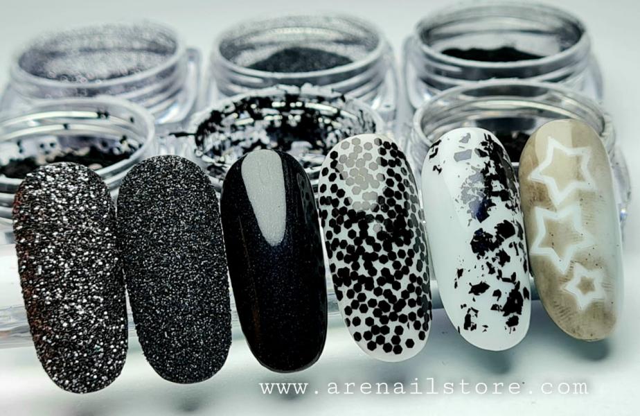 Caja de efectos de 6 colores negro