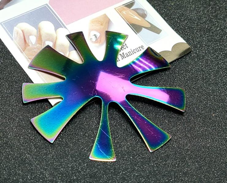 Molde  sonrisa metalico para reversa almond