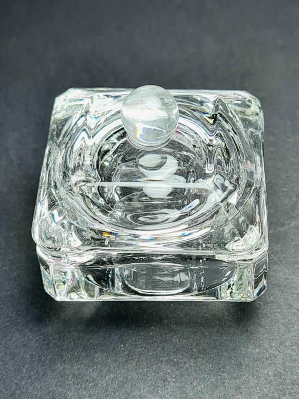 Frasco De Cristal Godette cuadrado Transparente