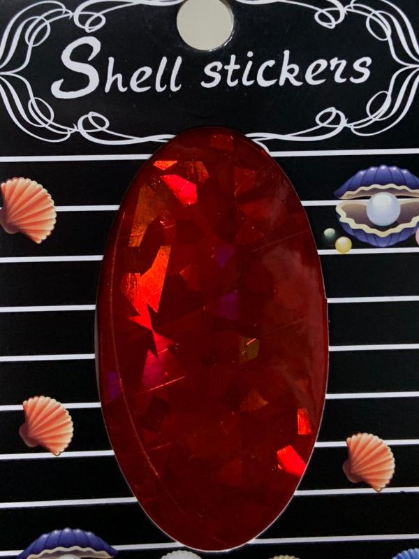 sticker laminas de vidrio rojo