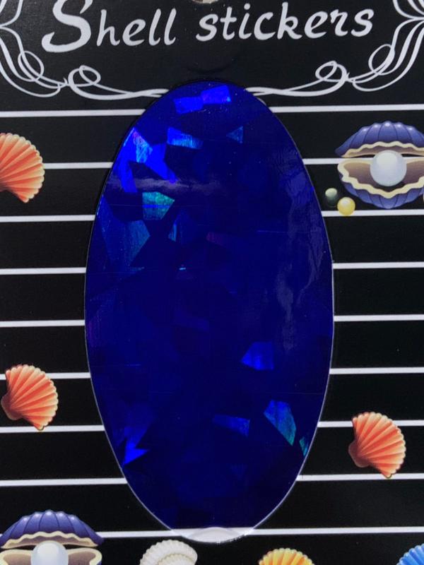 sticker laminas de vidrio azul