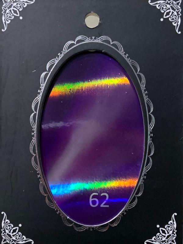 sticker lamina de vidrio holografico multicolor