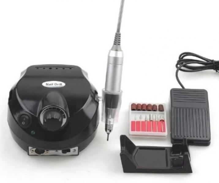 Taller Manicura Rusa Kit 2 Drill Negro