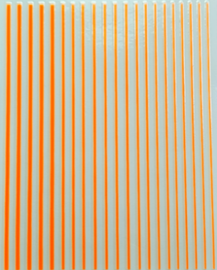 Sticker LINEAS NARANJA NEON  DE GEL