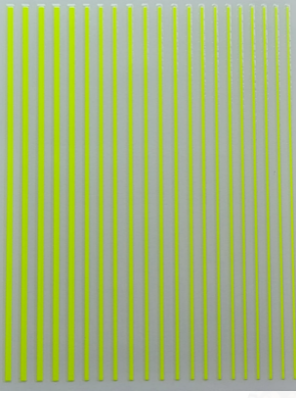 Sticker LINEAS AMARILLO NEON  DE GEL