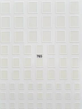Sticker  cuadros blancos  765