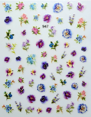 Sticker flores 947