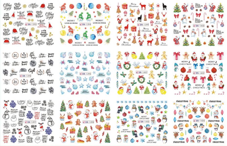 Decal navidad BN1393 A BN1404