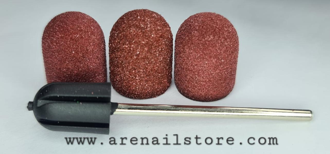 Fresa para Pedicura  3 PIEZAS punta mandrill