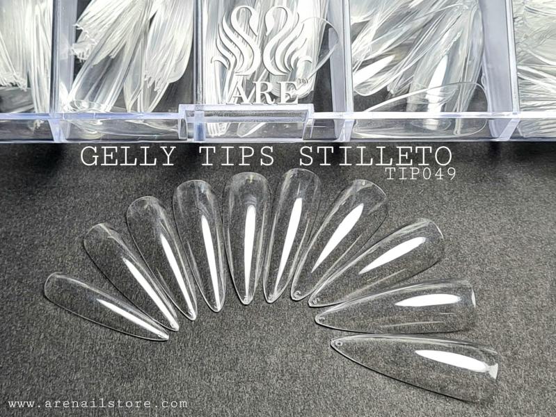 GELLY TIPS STILETTO LONG 480 PCS