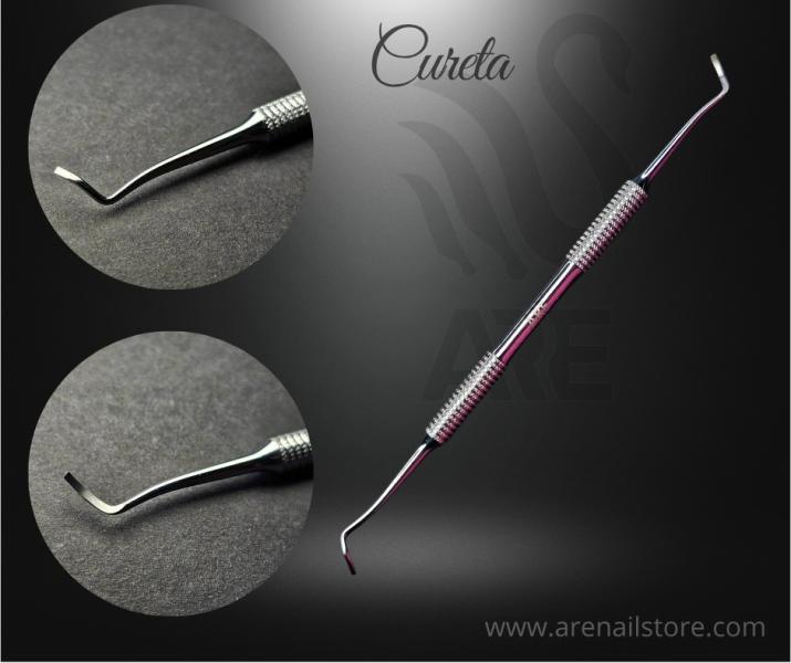 Cureta Doble - Pusher ARE