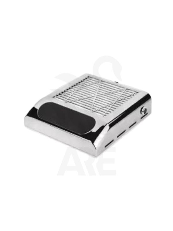 aspiradora o recolector de polvo plateado