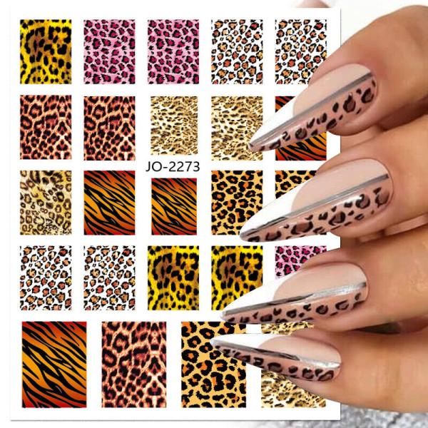 Sticker GEL ANIMAL PRINT TONOS CAFE