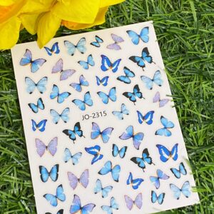 Sticker GEL MARIPOSAS JO 2315 AZULES