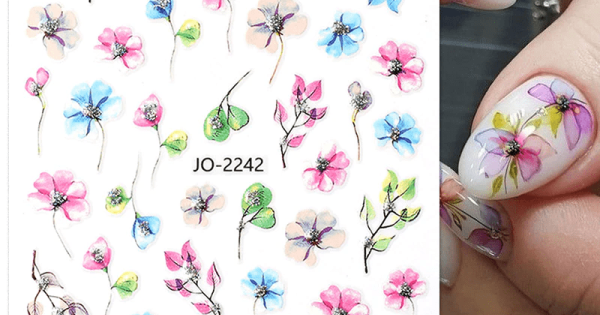 Sticker GEL JO 2242 ROSAS MANO ALZADA