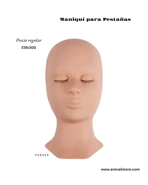 MANIQUI PARA PESTA&Ntilde;AS cabezote cabeza de practica