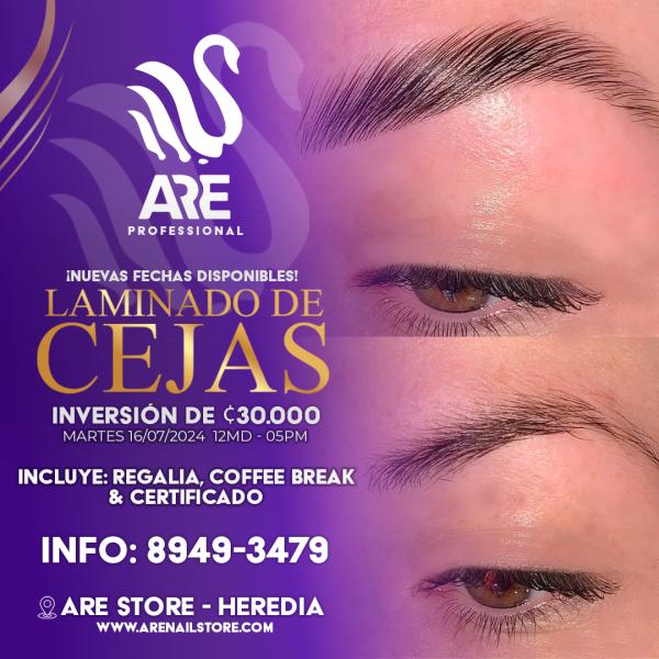 Taller  Laminado y Dise&ntilde;o de Cejas