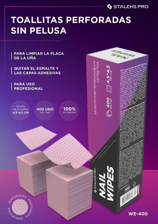 Toallitas para u&ntilde;as gasa sin pelusa