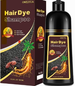 Champ&uacute; para te&ntilde;ir el cabello negro