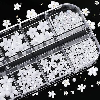 CAJA DE FLORES 3D Blancas