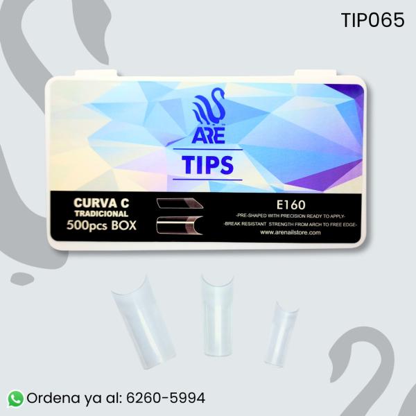 E160 TIP CURVA C TRADICIONAL SEMI MATE LA BASE transparente