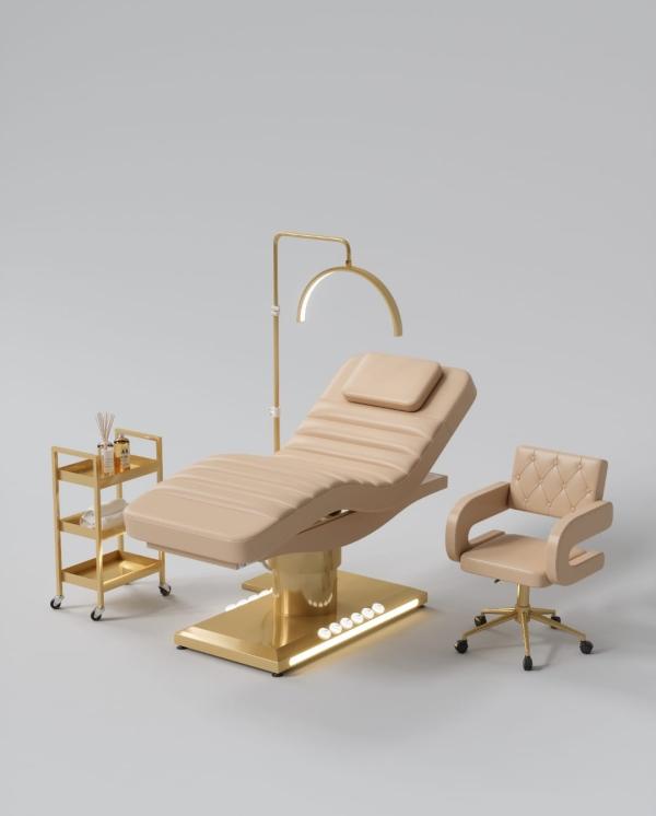 CAMILLA ELECTRICA PREMIUM 3 MOTORES BEIGE