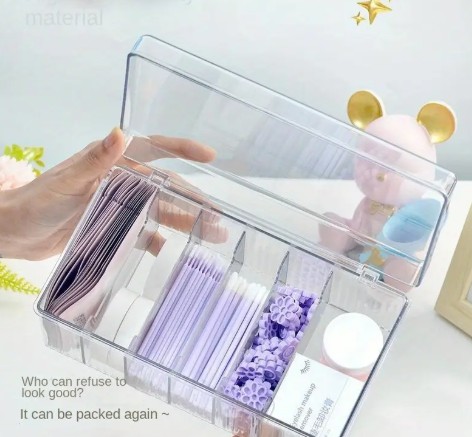 Caja  organizadora transparente