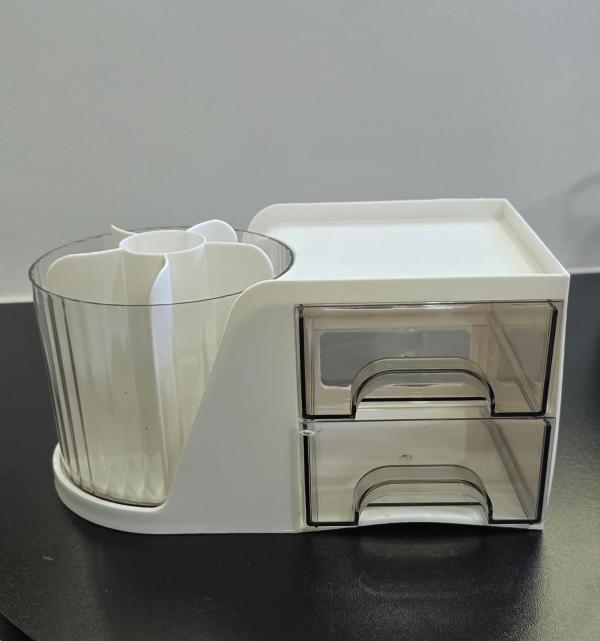 Caja organizadora transparente