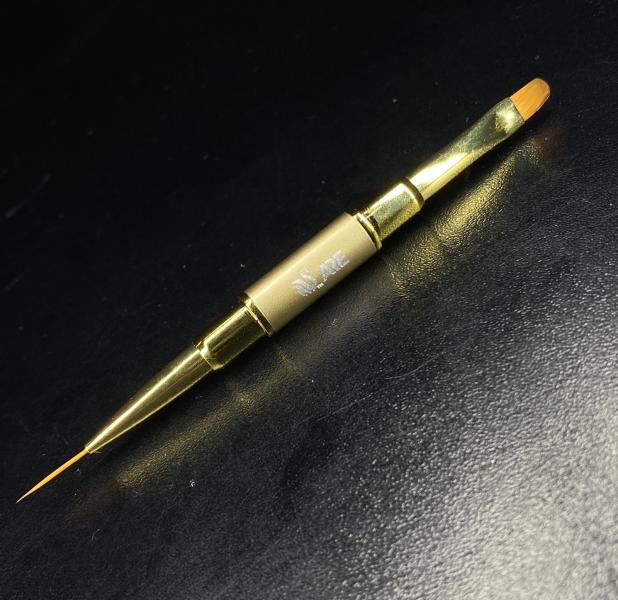 PINCEL PARA GEL/ LINNER  15MM  ARE DORADO