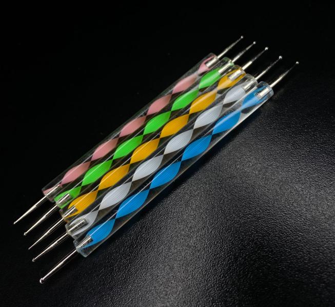 PINCEL KIT DE 5 PUNTEROS ROSADO