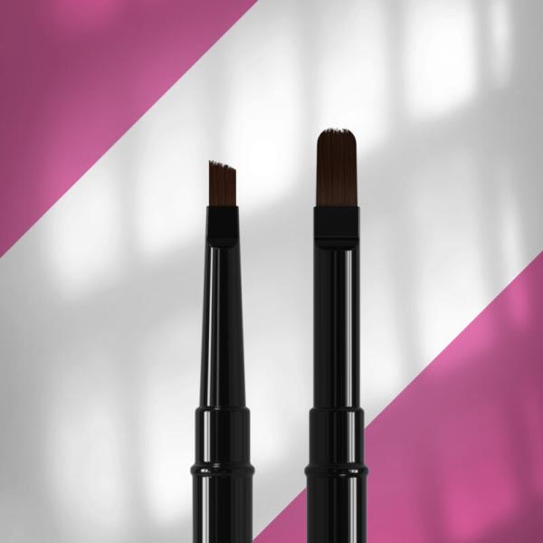 Pincel Doble para Gel 11 mm / 7 mm