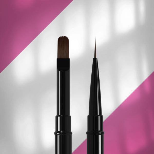 Pincel Doble para Gel 10 mm / 11 mm