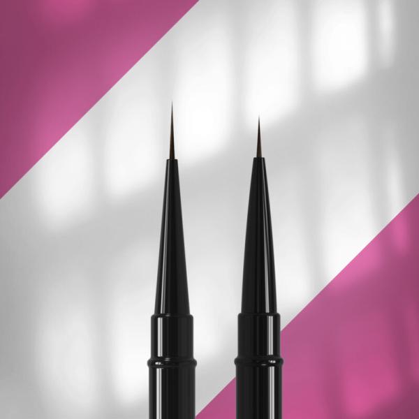 Pincel Doble para Gel liner de 7 mm / 10 mm